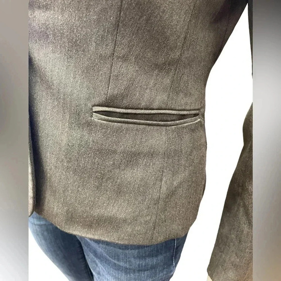 MEXX Collared Button Grey Blazer Size 8 - Picture 4 of 11